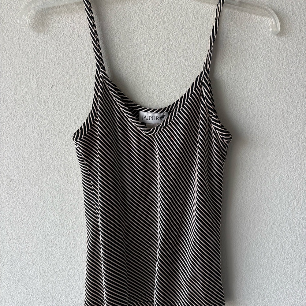 Jaipur vintage Monochrome Striped Camisole